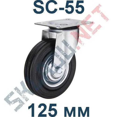 Опора колесная поворотная SC 55 125 мм Китай в Орле