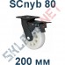 Колесо полиамидное SCnyb 80 200 мм с тормозом Китай в Орле
